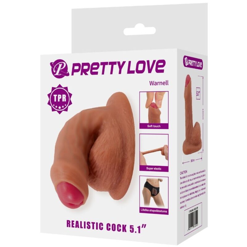 PRETTY LOVE – WARNELL ULTRA REALISTIC AND ELASTIC DILDO 9.5 CM MULATO Dildos | SEXstore.ie 13
