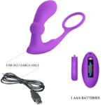 PRETTY LOVE – WARREN VIOLET ANAL RING & VIBRATOR Cock Rings | SEXstore.ie 15