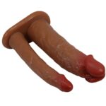 PRETTY LOVE – YAIRON DOUBLE PENIS SLEEVE WITH 4 CM EXTENSION MULATTO Dildos | SEXstore.ie 11