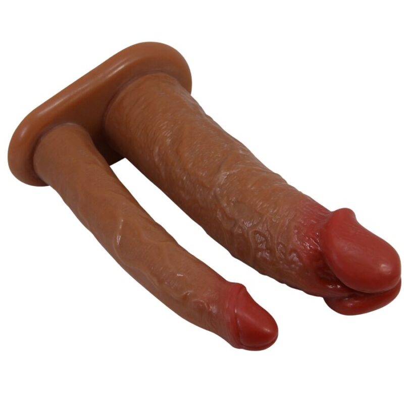 PRETTY LOVE – YAIRON DOUBLE PENIS SLEEVE WITH 4 CM EXTENSION MULATTO Dildos | SEXstore.ie 5