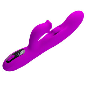 PRETTY LOVE – YALANDA RABBIT OSCILLATING VIBRATOR WITH LED DISPLAY PURPLE Rabbit Vibrators | SEXstore.ie