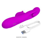 PRETTY LOVE – YALANDA RABBIT OSCILLATING VIBRATOR WITH LED DISPLAY PURPLE Rabbit Vibrators | SEXstore.ie 24