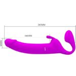 PRETTY LOVE – ZANINI STRAPLESS STRAP-ON 10 VIBRATIONS PURPLE Dildos | SEXstore.ie 20