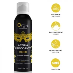 ORGIE – ACQUA CROCCANTE MONOI CRUNCHY MASSAGE MOUSSE 150 ML Aphrodisiac Love Drops | SEXstore.ie
