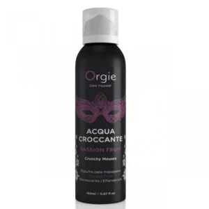 ORGIE – ACQUA CROCCANTE PASSION FRUIT CRUNCHY MASSAGE MOUSSE 150 ML Aphrodisiac Love Drops | SEXstore.ie 3