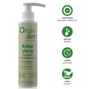 ORGIE – BIO ALOE VERA ORGANIC WATER-BASED INTIMATE GEL 100 ML Oils and Lubes | SEXstore.ie