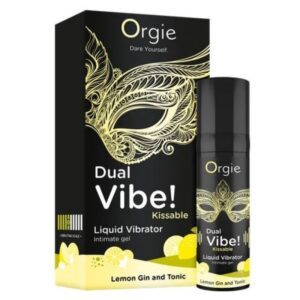 ORGIE – DUAL VIBE! LEMON GIN AND TONIC KISSABLE LIQUID VIBRATOR 15 ML Aphrodisiac Products | SEXstore.ie 3