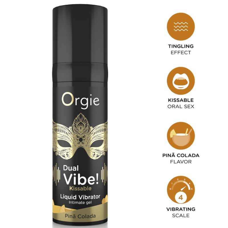 ORGIE – DUAL VIBE! PIÑA COLADA KISSABLE LIQUID VIBRATOR 15 ML Aphrodisiac Love Drops | SEXstore.ie 4 ORGIE – DUAL VIBE! PIÑA COLADA KISSABLE LIQUID VIBRATOR 15 ML Aphrodisiac Love Drops | SEXstore.ie 4