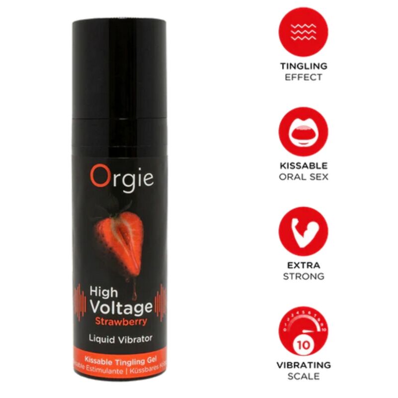 ORGIE – HIGH VOLTAGE STRAWBERRY EXTRA STRONG KISSABLE LIQUID VIBRATOR 15 ML Aphrodisiac Love Drops | SEXstore.ie 4 ORGIE – HIGH VOLTAGE STRAWBERRY EXTRA STRONG KISSABLE LIQUID VIBRATOR 15 ML Aphrodisiac Love Drops | SEXstore.ie 4