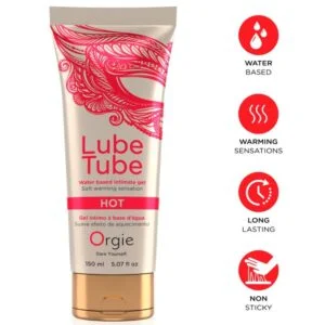 ORGIE – LUBE TUBE HOT WARMING WATER-BASED INTIMATE GEL 150 ML Massage Oils and Creams | SEXstore.ie