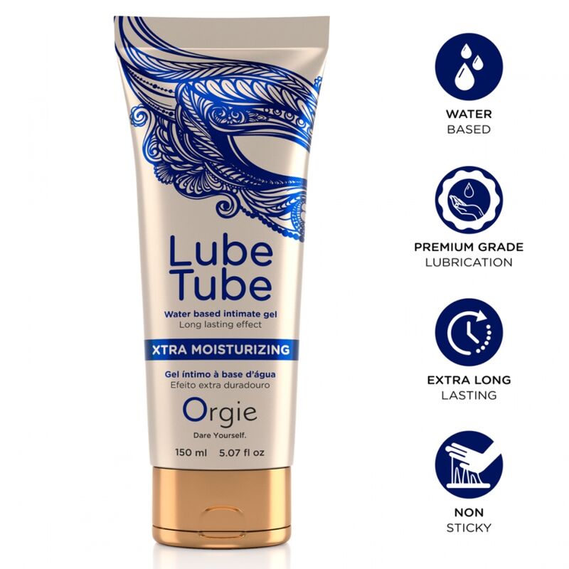 ORGIE – LUBE TUBE XTRA MOISTURIZING WATER-BASED INTIMATE GEL 150 ML Oils and Lubes | SEXstore.ie 4 ORGIE – LUBE TUBE XTRA MOISTURIZING WATER-BASED INTIMATE GEL 150 ML Oils and Lubes | SEXstore.ie 4