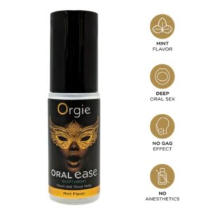 ORGIE – ORAL EASE MOUTH AND THROAT SPRAY MINT 50 ML Aphrodisiac Products | SEXstore.ie