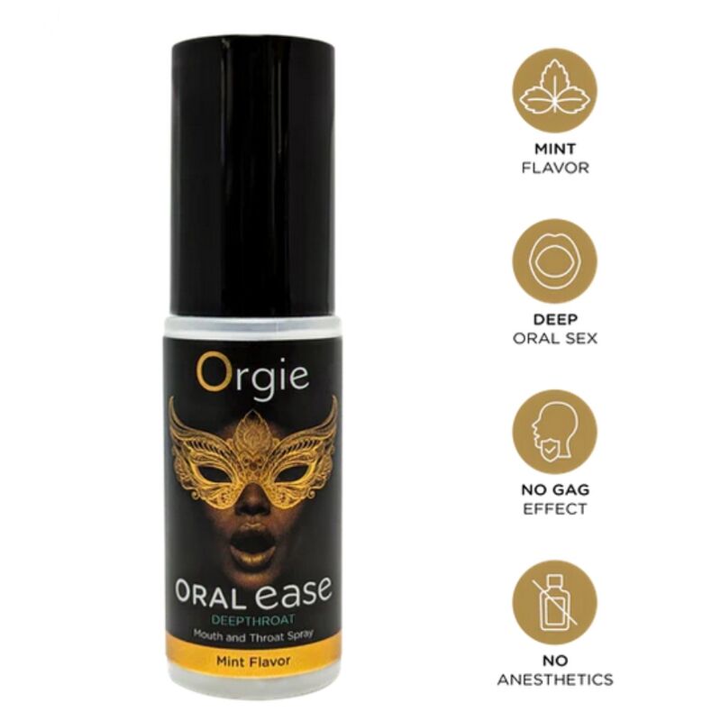ORGIE – ORAL EASE MOUTH AND THROAT SPRAY MINT 50 ML Aphrodisiac Products | SEXstore.ie 4 ORGIE – ORAL EASE MOUTH AND THROAT SPRAY MINT 50 ML Aphrodisiac Products | SEXstore.ie 4