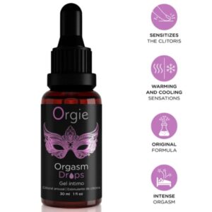 ORGIE – ORGASM DROPS CLITORAL AROUSAL 30 ML Aphrodisiac Products | SEXstore.ie