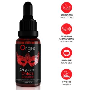 ORGIE – ORGASM DROPS KISSABLE CLITORAL AROUSAL 30 ML Aphrodisiac Products | SEXstore.ie