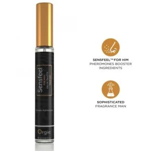 ORGIE – SENSFEEL EAU DE TOILETTE WITH PHEROMONE BOOSTER TRAVEL SIZE FOR MEN 10 ML Aphrodisiac Products | SEXstore.ie