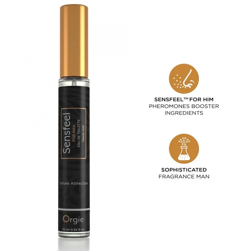 ORGIE – SENSFEEL EAU DE TOILETTE WITH PHEROMONE BOOSTER TRAVEL SIZE FOR MEN 10 ML Aphrodisiac Products | SEXstore.ie 4 ORGIE – SENSFEEL EAU DE TOILETTE WITH PHEROMONE BOOSTER TRAVEL SIZE FOR MEN 10 ML Aphrodisiac Products | SEXstore.ie 4