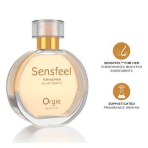 ORGIE – SENSFEEL FOR WOMAN PHEROMONE BOOSTER EAU DE TOILETTE 50 ML Aphrodisiac Products | SEXstore.ie