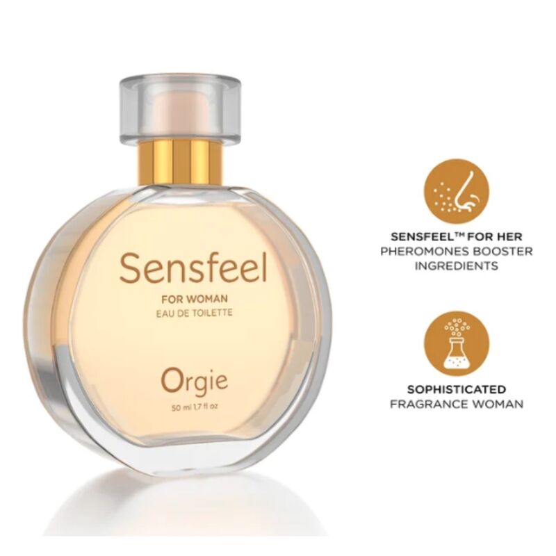 ORGIE – SENSFEEL FOR WOMAN PHEROMONE BOOSTER EAU DE TOILETTE 50 ML Aphrodisiac Products | SEXstore.ie 4 ORGIE – SENSFEEL FOR WOMAN PHEROMONE BOOSTER EAU DE TOILETTE 50 ML Aphrodisiac Products | SEXstore.ie 4
