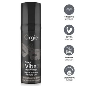 ORGIE – SEXY VIBE! HIGH VOLTAGE EXTRA STRONG LIQUID VIBRATOR 15 ML Aphrodisiac Products | SEXstore.ie