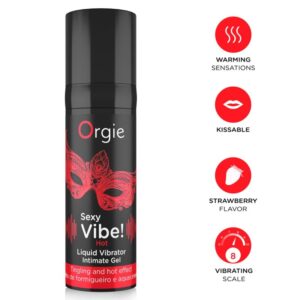 ORGIE – SEXY VIBE! HOT WARMING LIQUID VIBRATOR 15 ML Aphrodisiac Products | SEXstore.ie