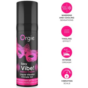 ORGIE – SEXY VIBE! INTENSE ORGASM MULTIPLE SENSATIONS INTIMATE GEL 15 ML Aphrodisiac Products | SEXstore.ie