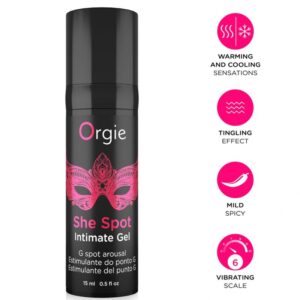 ORGIE – SHE SPOT G-SPOT AROUSAL INTIMATE GEL 15 ML Aphrodisiac Products | SEXstore.ie