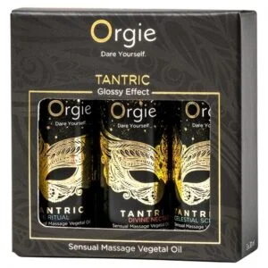 ORGIE – TANTRIC MINI SIZE COLLECTION SENSUAL MASSAGE OILS 3 X 30 ML Aphrodisiac Love Drops | SEXstore.ie