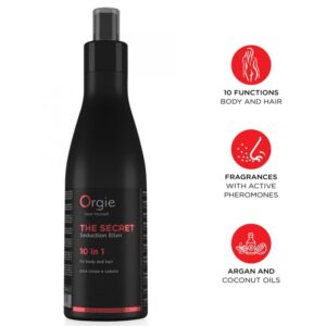 ORGIE – THE SECRET SEDUCTION ELIXIR 10 IN 1 BODY AND HAIR LOTION 200 ML Aphrodisiac Products | SEXstore.ie