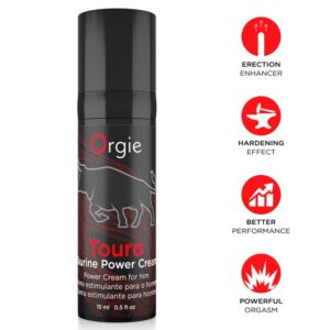 ORGIE – TOURO ERECTION ENHANCER CREAM 15 ML Aphrodisiac Products | SEXstore.ie
