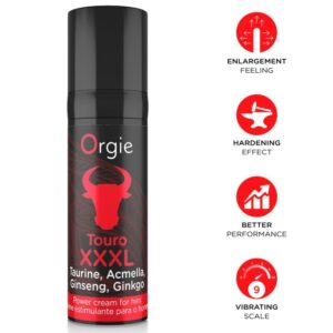 ORGIE – TOURO XXXL ERECTION ENHANCER AND ENLARGER CREAM 15 ML Aphrodisiac Products | SEXstore.ie