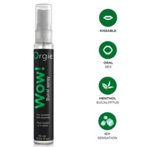 ORGIE – WOW! MENTHOL AND EUCALYPTUS BUCCAL SPRAY 10 ML Aphrodisiac Products | SEXstore.ie