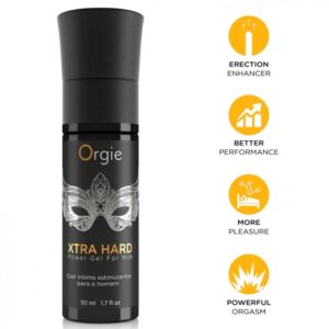 ORGIE – XTRA HARD AROUSAL AND ERECTION ENHANCER GEL 50 ML Aphrodisiac Products | SEXstore.ie