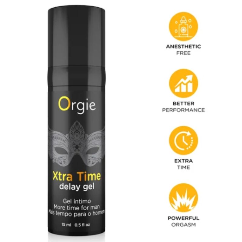 ORGIE – XTRA TIME DELAY GEL ANESTHETIC FREE 15 ML Aphrodisiac Products | SEXstore.ie 4 ORGIE – XTRA TIME DELAY GEL ANESTHETIC FREE 15 ML Aphrodisiac Products | SEXstore.ie 4