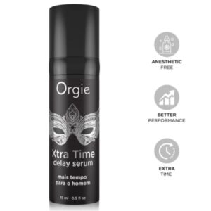 ORGIE – XTRA TIME SILICONE DELAY SERUM ANESTHETIC FREE 15 ML Aphrodisiac Products | SEXstore.ie