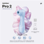SATISFYER – PRO 2 GENERATION 4 CLITORAL STIMULATOR SERENE BLUE Air Pulse Stimulators | SEXstore.ie 20