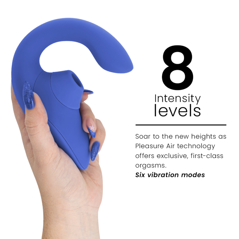 WOMANIZER – BLEND RABBIT VIBRATOR STIMULATOR VIBRANT BLUE Air Pulse Stimulators | SEXstore.ie 14