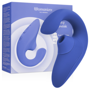WOMANIZER – BLEND RABBIT VIBRATOR STIMULATOR VIBRANT BLUE Air Pulse Stimulators | SEXstore.ie