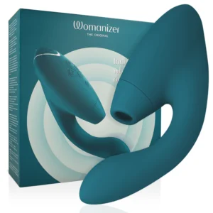 WOMANIZER – DUO 2 STIMULATOR BLUE PETROL Air Pulse Stimulators | SEXstore.ie