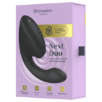 WOMANIZER – DUO NEXT DUAL CLITORAL & G-SPOT STIMULATOR BLACK Air Pulse Stimulators | SEXstore.ie 36