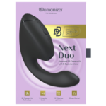 WOMANIZER – DUO NEXT DUAL CLITORAL & G-SPOT STIMULATOR BLACK Air Pulse Stimulators | SEXstore.ie 39