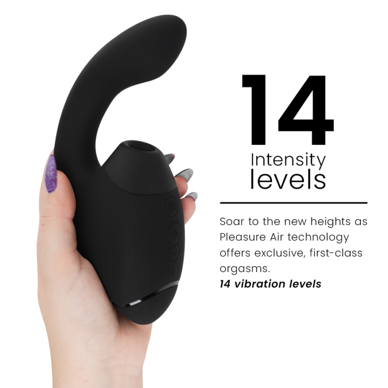 WOMANIZER – DUO NEXT DUAL CLITORAL & G-SPOT STIMULATOR BLACK Air Pulse Stimulators | SEXstore.ie 8