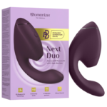 WOMANIZER – DUO NEXT DUAL CLITORAL & G-SPOT STIMULATOR DARK PURPLE Air Pulse Stimulators | SEXstore.ie 43