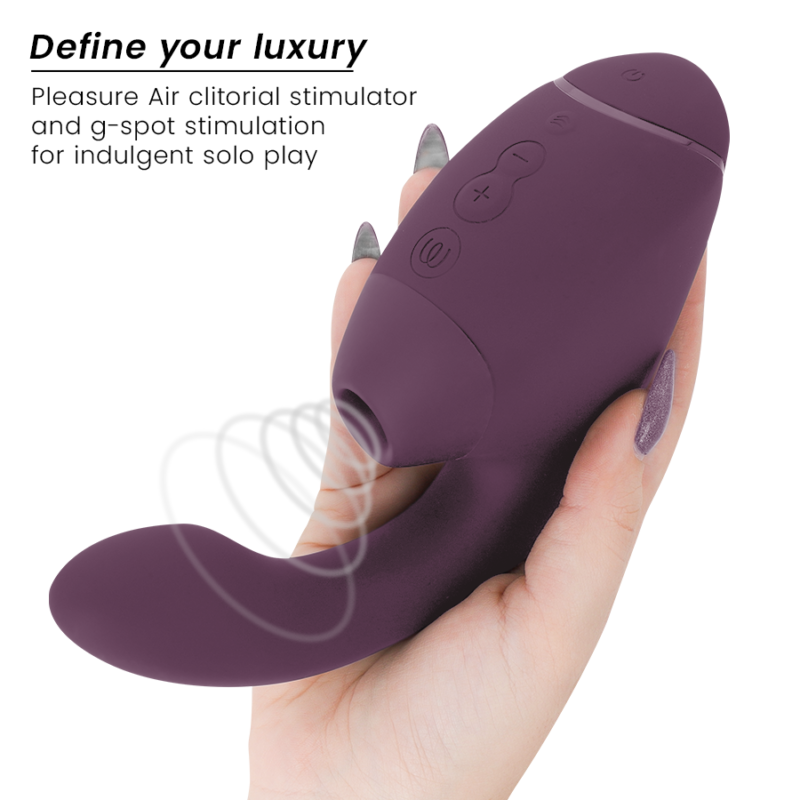 WOMANIZER – DUO NEXT DUAL CLITORAL & G-SPOT STIMULATOR DARK PURPLE Air Pulse Stimulators | SEXstore.ie 8