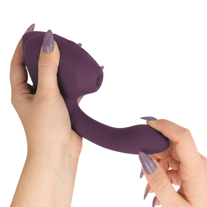 WOMANIZER – DUO NEXT DUAL CLITORAL & G-SPOT STIMULATOR DARK PURPLE Air Pulse Stimulators | SEXstore.ie 9