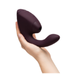 WOMANIZER – DUO NEXT DUAL CLITORAL & G-SPOT STIMULATOR DARK PURPLE Air Pulse Stimulators | SEXstore.ie 33