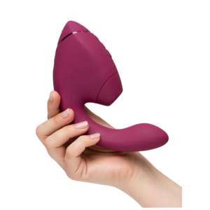 WOMANIZER – DUO NEXT DUAL CLITORAL & G-SPOT STIMULATOR DUSKY PINK Air Pulse Stimulators | SEXstore.ie 3