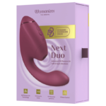 WOMANIZER – DUO NEXT DUAL CLITORAL & G-SPOT STIMULATOR DUSKY PINK Air Pulse Stimulators | SEXstore.ie 39