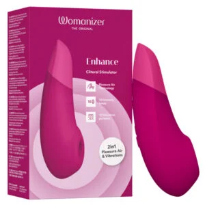 WOMANIZER – ENHANCE CLITORIAL STIMULATOR VIBRANT PINK Air Pulse Stimulators | SEXstore.ie