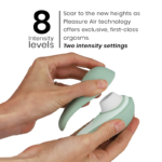 WOMANIZER – LIBERTY 2 CLITORIS STIMULATOR & SUCTION LIGHT GREEN Air Pulse Stimulators | SEXstore.ie 34
